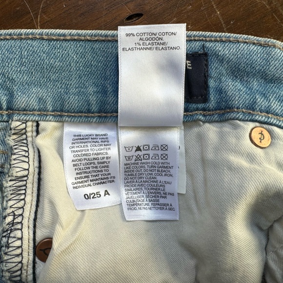 Lucky Brand mid-rise, skinny Ava Jeans, size 0 - Picture 7 of 7